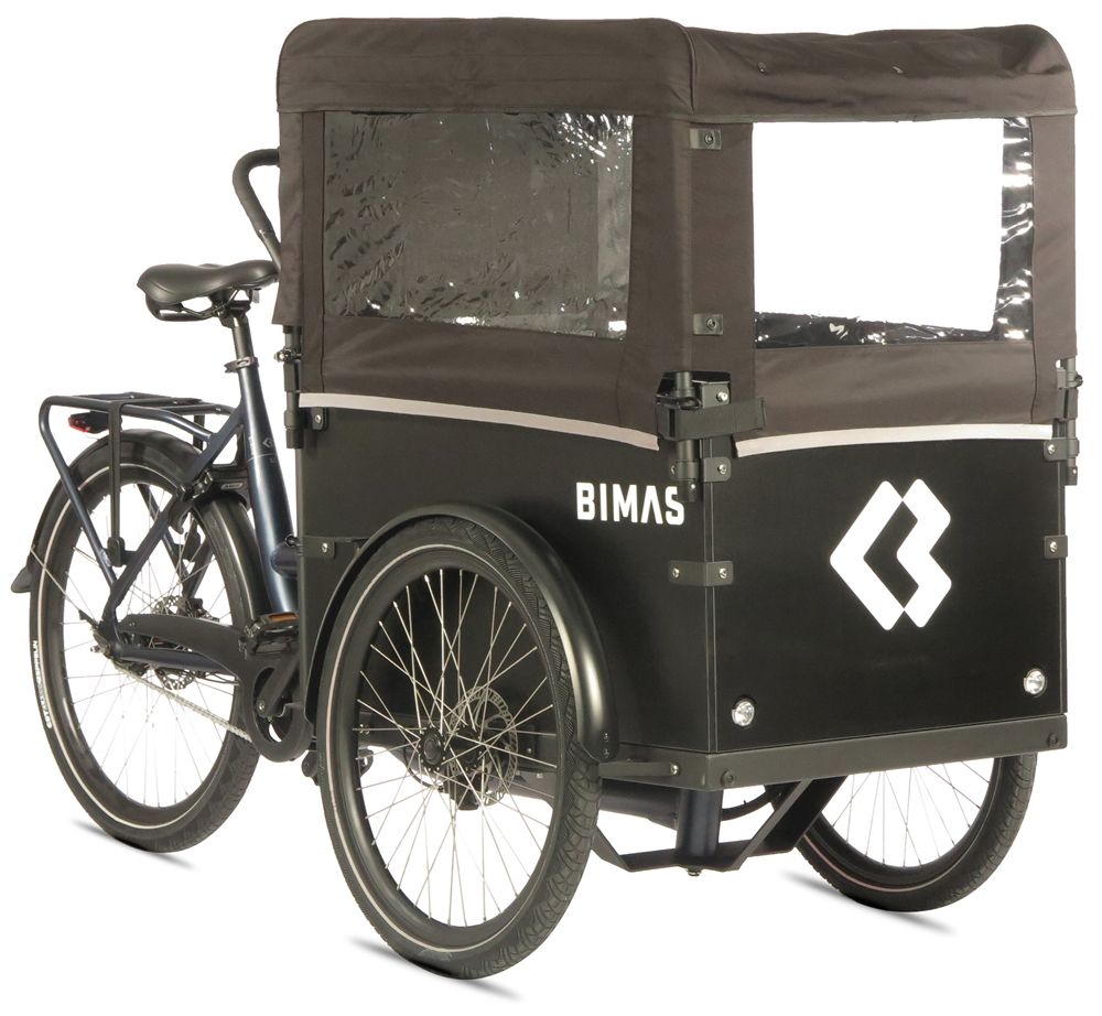 Bimas eCargo 3.3 Premium Bakfiets Regenhuif