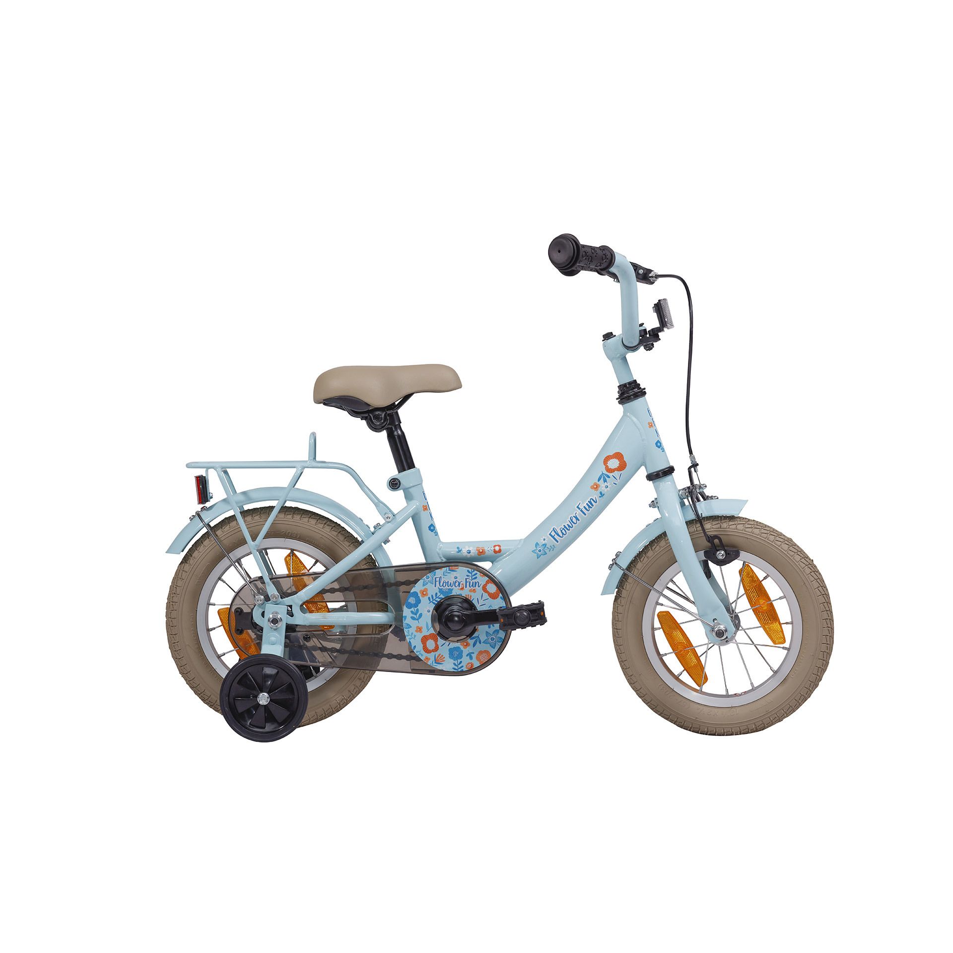 BFN 12" Meisjes fiets Flower fun